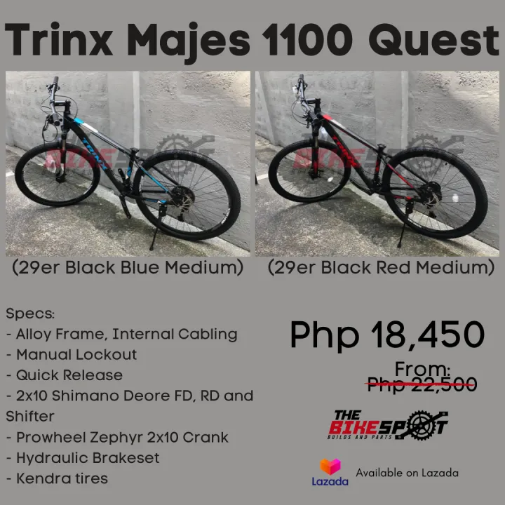 trinx m100 quest 29er hydraulic