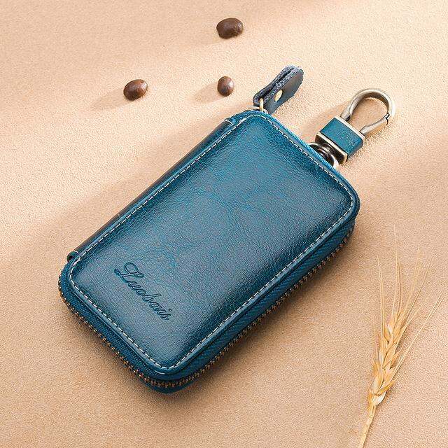 layor-wallet-กระเป๋าพวงกุญแจที่ใส่กุญแจหนังวัวแยกชิ้นกระเป๋าเคสกุญแจรถยนต์ชายหญิงกระเป๋าเงินขนาดเล็กเล็กอเนกประสงค์