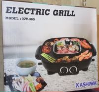 KASHIWA เตาปิ้งย่าง BBQ พร้อมหม้อสุกี้ชาบู 38 cm. KW-380