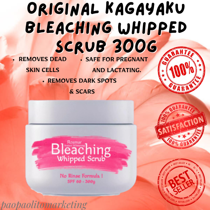 Best Seller ORIGINAL KAGAYAKU BLEACHING WHIPPED SCRUB 300g FDA
