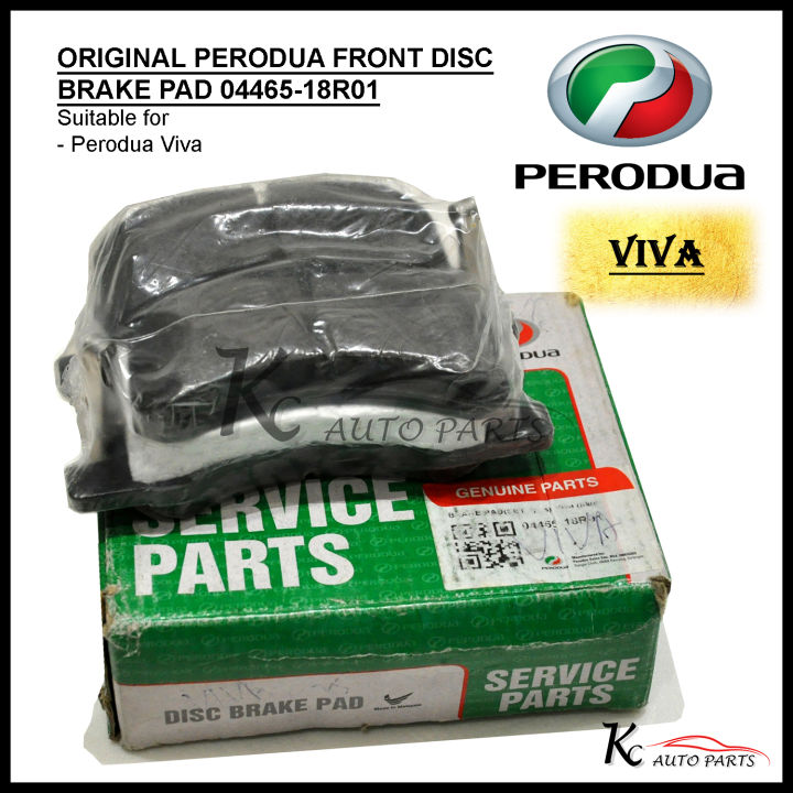 Original Perodua Brake Pads for Viva 0446518R01 Lazada