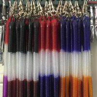 1PC Spring Rope Keychain Plastic Spring Mobile Phone Cord Anti Lost Hold Straps Keychain Elastic Coil Stretch Rings Accessories