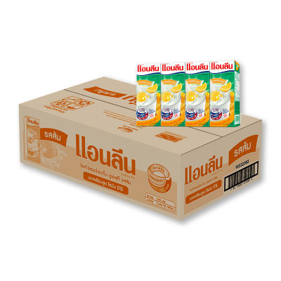 สินค้ามาใหม่! นมเปรี้ยวพร้อมดื่ม รสส้ม 180 มล. แพ็ค 48 กล่อง Anlene UHT Drinking Yoghurt Orange Flavour 180 ml x 48 pcs ล็อตใหม่มาล่าสุด สินค้าสด มีเก็บเงินปลายทาง