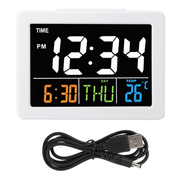 color-screen-lcd-electronic-desk-alarm-clock-with-temperature-date-display