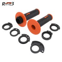 ZZOOI Motorcycle Handlebar Lock-on Grips Throttle Tube For KTM SX SXF EXC EXCF XC XCF XCW Sixdays TPI 150 250 350 450 500 2008-2020