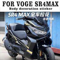 For VOGE SR4MAX SR 4 MAX Motorcycle Sports Pedal Modified Decals Full Car Stickers Body Stickers Decorative Decals Decals  Emblems