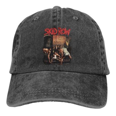 2023 New Fashion 【New Hat MenS Baseball Cap Skiid Row Slave To The Grind91 Glam Rock Skidrow Dokken Ratt New Classic Retro Dad Hat，Contact the seller for personalized customization of the logo