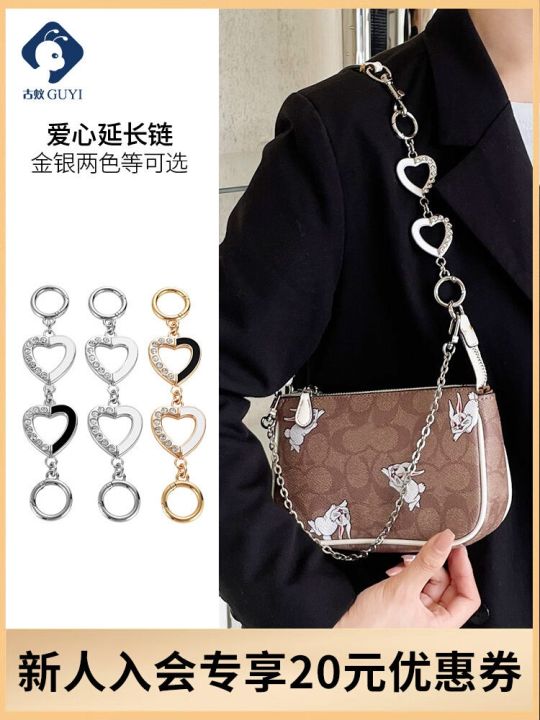 suitable-for-coach-mahjong-bag-armpit-bag-love-extension-chain-modification-lengthening-chain-messenger-bag-belt