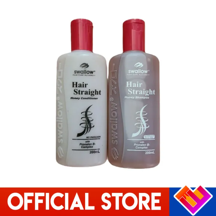 Swallow Hair Straight Honey Shampoo & Conditioner (200ml) Lazada PH