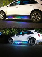 2023ไฟแอลอีดีหลากสี CAR มีความยืดหยุ่นไฟ LED พร้อมแผง RGB นีออน APP รีโมทควบคุมริ้วสายไฟประตู