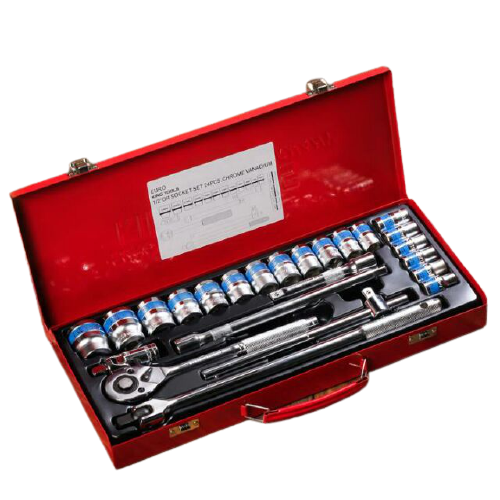 บล็อคชุด-euro-king-tools-ชุดบล็อก-24-ชิ้น-ขนาด-1-2-4หุน-ชุดเครื่องมือ-ประแจ-ลูกบล๊อก-ประแจบล็อค-cr-v-แท้-socket-set-24-pcs