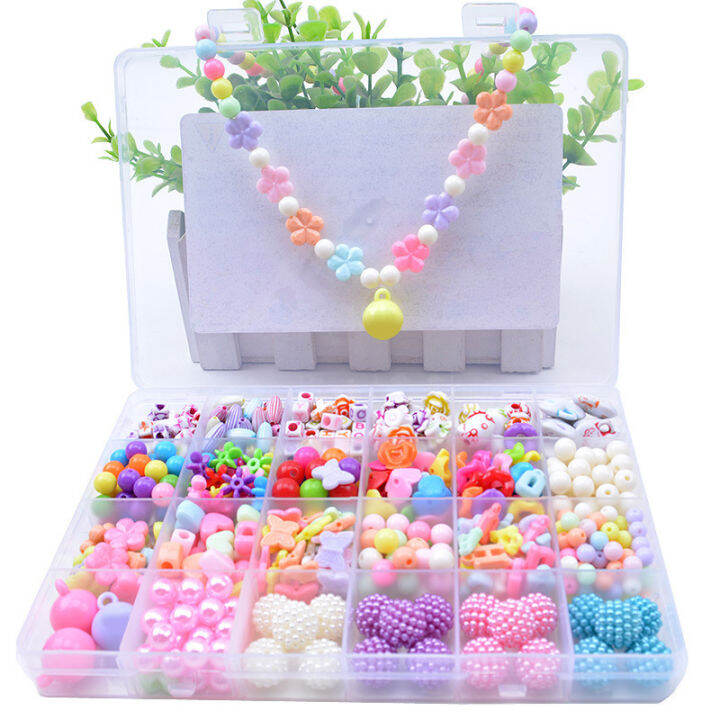 diy-aqua-beads-kids-handmade-beaded-toy-with-accessory-set-children-creative-girl-weaving-bracelet-jewelry-making-toys-gift