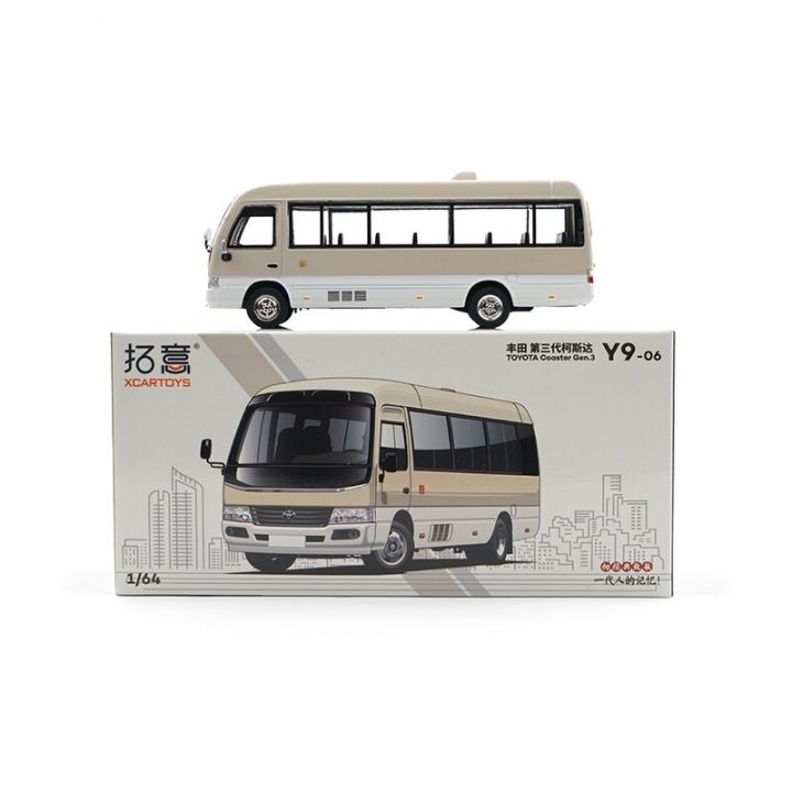 1-64-toyota-coaster-van-alloy-car-model-diecast-small-scale-car-model-decoration