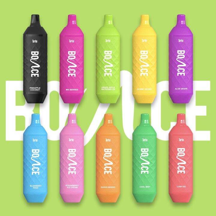 Bounce Vape Turbo Bar 5000 Disposable Rechargeable Pod Lazada PH