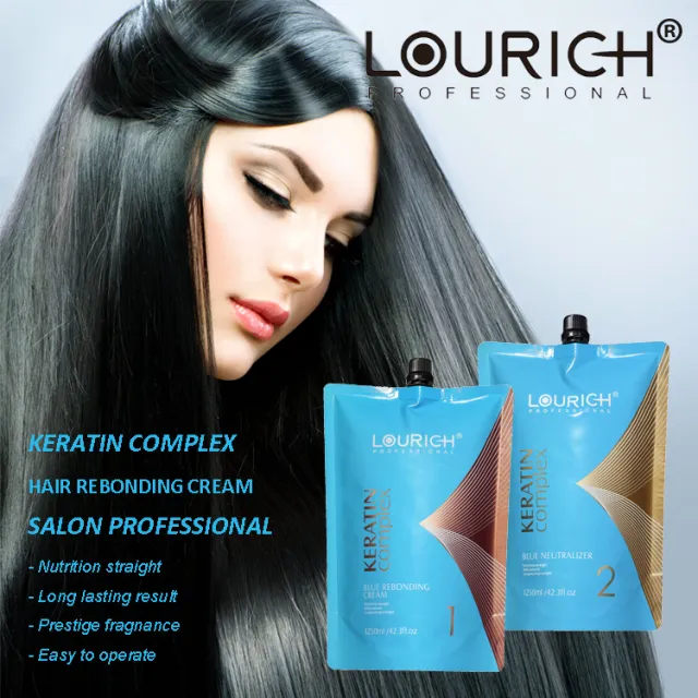 Vivian-House LOURICH Keratin Complex Hair Rebonding Cream for Salon 1250ml  | Lazada PH