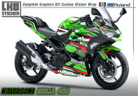 สติ๊กเกอร์แต่งลายรถ KAWASAKI NINJA 400 ลาย Speed Racing