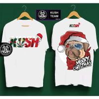 อนิเมะ Cotton T-Shirt HOT S Christmas Tide Original Design Clothing with Safe Word Text KUSH ฤดูร้อน