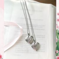 ?สร้อยล็อกเก็ท?  เปิดได้ heart locket / rose locket S43