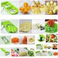 Genius Nicer Dicer Plus ชุดสไลซ์ผัก/ ชุดหั่นผักผลไม้อัจฉริยะ (สีเขียว)  Sale!!..