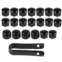 【cw】16pcs 17mm Nut Car Wheel Screw Cover 4pcs Round Anti-Theft Screw Cap With Nylon Clip Auto Hub Screw Protection Cover For Audi 【hot】