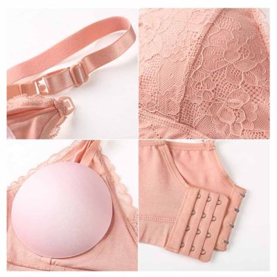 [Shop Malaysia] new arrival plus size ultra thin nursing push up lace maternity sleeping breastfeeding menyusu