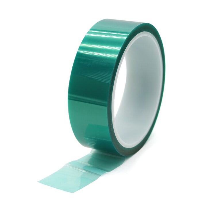 1pcs-green-pet-film-heat-resistant-high-temperature-masking-shielding-adhesive-tape-pcb-solder-shield-insulation-protection-adhesives-tape