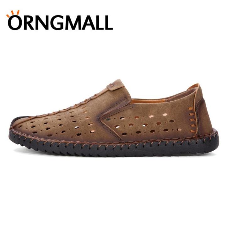 orngmall-ขายร้อนอิตาเลี่ยน-handmade-breathable-รองเท้าผู้ชายรองเท้าหนังลำลองรองเท้าอย่างเป็นทางการ-loafers-moccasin-flats-รองเท้าขนาดใหญ่ขนาด-38-46