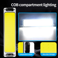 ไฟภายในรถยนต์96 SMD 12V-24V COB โดมรถยนต์อ่านแสงสีขาวบริสุทธิ์แผงหลอดไฟ LED โคมไฟรถบรรทุกกาวในตัวกันน้ำ