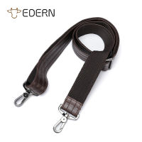 EDERN Genuine Leather Shoulder Strap for Men Bag Strap with Metal Hook Retro Fashion Adjustable Replacement Shoulder Strap Bag Accessories