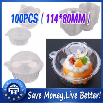 250ml Disposable Plastic Cups With Lids Salad Cup Transparent Plastic  Dessert Bowl Container With Lid For Bar Cafe Home Party