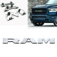 แผ่นป้ายชื่อตะแกรงหน้าหม้อรถยนต์3d เอบีเอสตัวหนังสือโครเมี่ยม Ram 1500 Dt