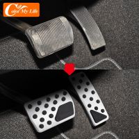 Color My Life AT Stainless Steel Fuel Gas Brake Auto Pedal Protection Pad Cover for Jeep Grand Cherokee 2011 - 2017 Car Pedals