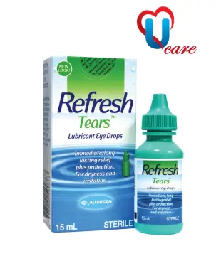 Refresh Tears Lubricant Eye Drops, 2 Count (Pack of 1)