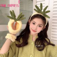 New Styles Yellow Pineapple Face Wash Headband Casual Cute Hair Band