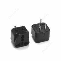 Universal America 2 in 1 EU UK AU To US Travel Adapter Plug Type B Canada Thailand Electric Power Charger 2AC Port Convert Wires  Leads  Adapters