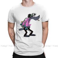 High Quality Men Nu Pogodi Black T-Shirt Wolf Cigarette Pure Cotton Shirt Tees Harajuku Tshirt