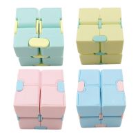 【LZ】❍▧▪  1pcs Sensory Fidget Toy Cube Toy Hand Held Fidget Blocks Fidgeting Game Gadget Gift for Adults Anxiety Stress Relief