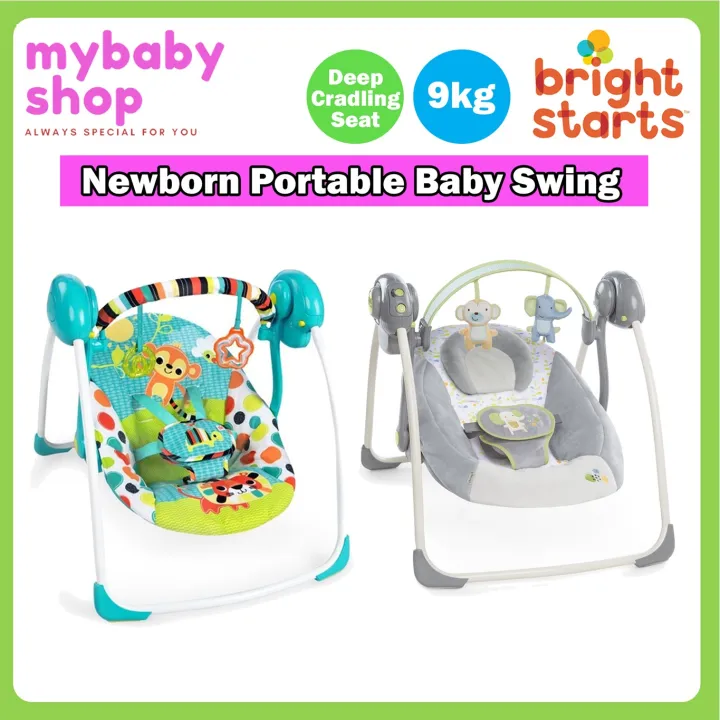 Bright Starts Kaleidoscope Safari Portable Baby Swing/ Ingenuity Soothe