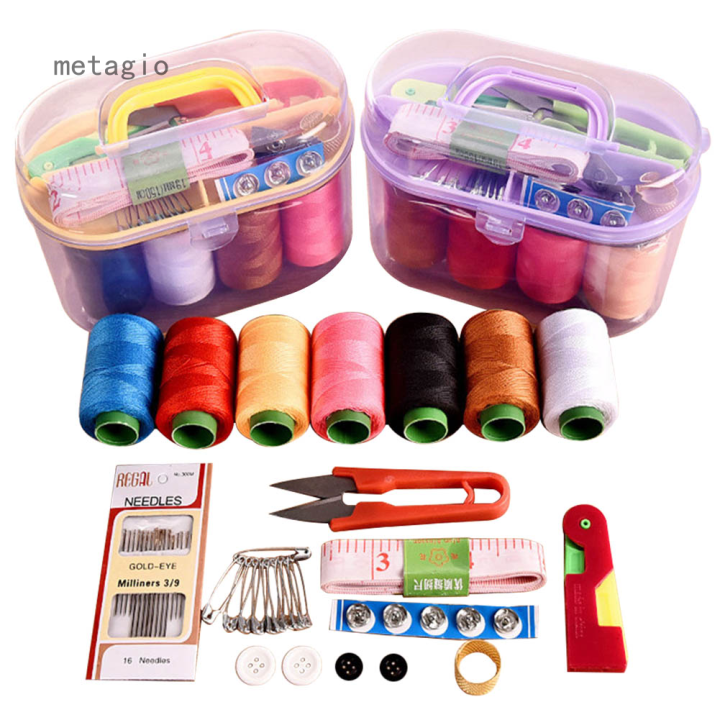 Metagio Sewing Kit Storage Box For Needlework Storage And Home
