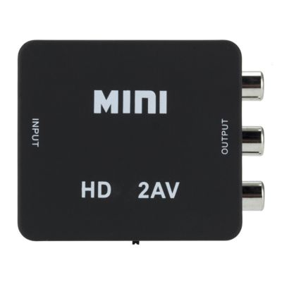 HD 1080P ke RCA HDMI ke AV konverter Video jalur koneksi HDMI ke AV Hdmi ke Av adaptor A/V Format Output tidak perlu Driver