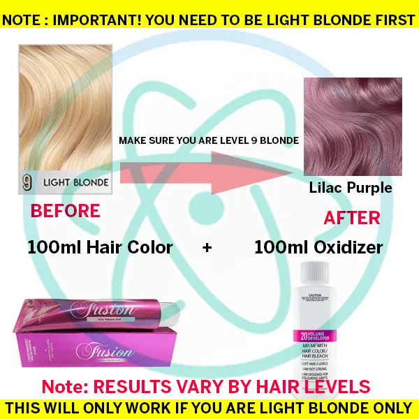 Dusty Lavender Fashion Hair Coloring  Lilac Purple Hair Color  (Bleaching required) | Lazada PH