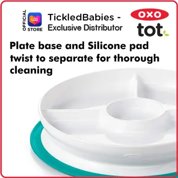  OXO Tot Silicone Plate Teal : Baby