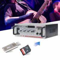 LXJ เครื่องขยายเสียง AC/DC เล่นUSB MP3 SDCARD AUX-CD FM รุ่น UKC SN-808AC