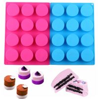 12-Cavity Round Silicone Mold Silicone Baking Pan For Pastry Molds Bakeware Diy Cupcake Cookies Silicone Baking Molds Soap Form