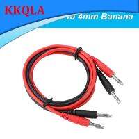 QKKQLA 16AWG 10A Alligator Clips 4mm Banana Plug to Banana Plug Test Cable Multimeter Testing Cables Durable Wire