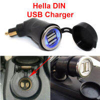 3.3A รถจักรยานยนต์ Dual USB Charger Power Adapter โค้งกันน้ำสำหรับ BMW Hella DIN Plug Motor Socket สำหรับ Ducati