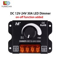 ↂ✤☒ DC 12V 24V LED Dimmer Switch 30A 360W Voltage Regulator Adjustable Controller For LED Strip Tape Light Lamp LED Dimming Dimmers