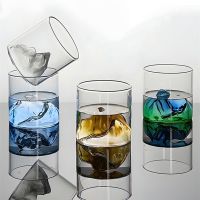 Glass Cups Transparent Tea Milk Coffee Drink Mug Heat-resistant Glass Whiskey Beer Juice Cocktails Alcohol Cup Bar Drinkware