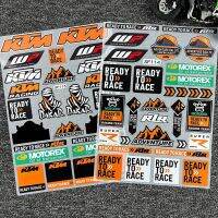 เหมาะสำหรับดัดแปลงสติ๊กเกอร์เงาสะท้อนกันน้ำรถจักรยานยนต์ KTM ปลอกหมอนพิมพ์ลายสติกเกอร์ตัวถังภาพพิมพ์ดยุค/RC