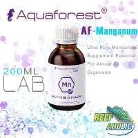 Reef-Aholic Aquaforest Manganum Lab 200ml แมนกานั่ม แค่ชื่อก็น่ากินแล้ว มันคือแมงกานีสที่สำคัญต่อตู้ทะเล